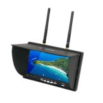 Original LCD5802D 7-Zoll-Monitor 800*480 Auflösung 5.8G 40CH Mit integriertem DVR-Akku für Video-Multikopter-RC-FPV-Teile